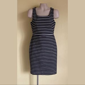 The Limited Black/White Striped Dress